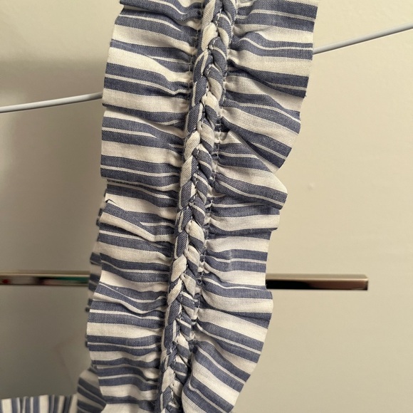 J. Crew Blue Tiered Sleeveless Midi Sundress - Picture 5 of 6